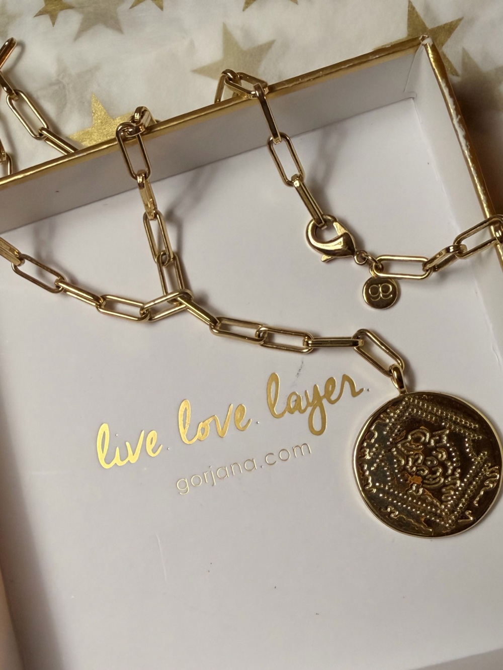 Gorjana Ana Coin Lariart Necklace - Picture 2 of 2
